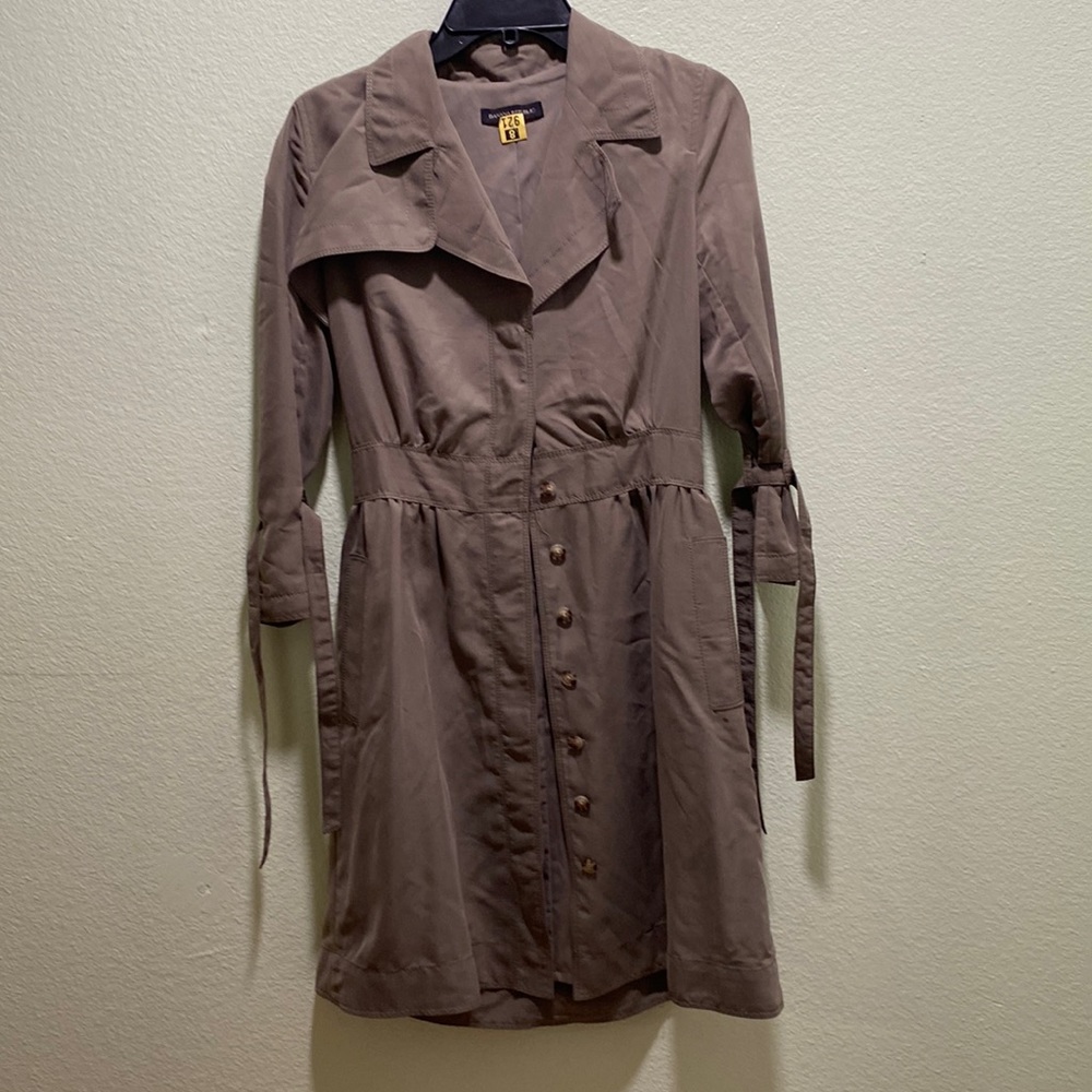 army green dress/ could be worn as a coat